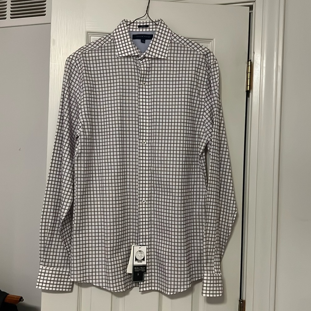 NWT Tommy Hilfiger Slim Fit Checked Shirt